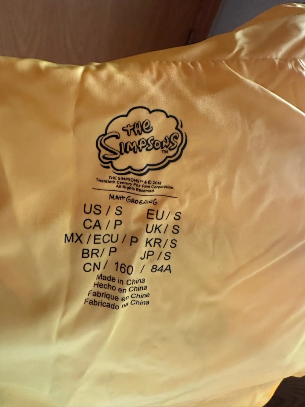 Yellow Cropped Windbreaker Jacket - Picture 6 of 7